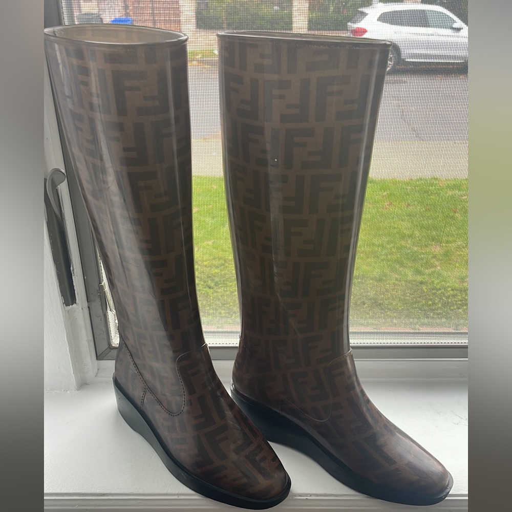 Fendi rain boots